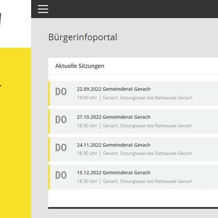 Immer aktuell - das neue Bürgerinformationsportal